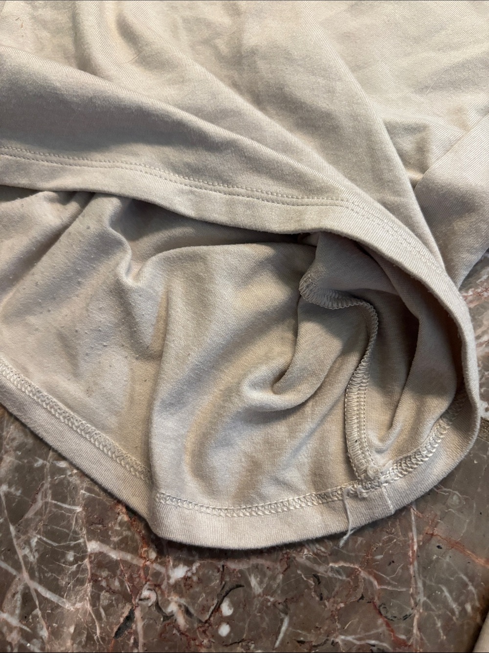 Vuori Halo Wide Leg Sweatpants in Ecru Heather - Picture 4 of 4